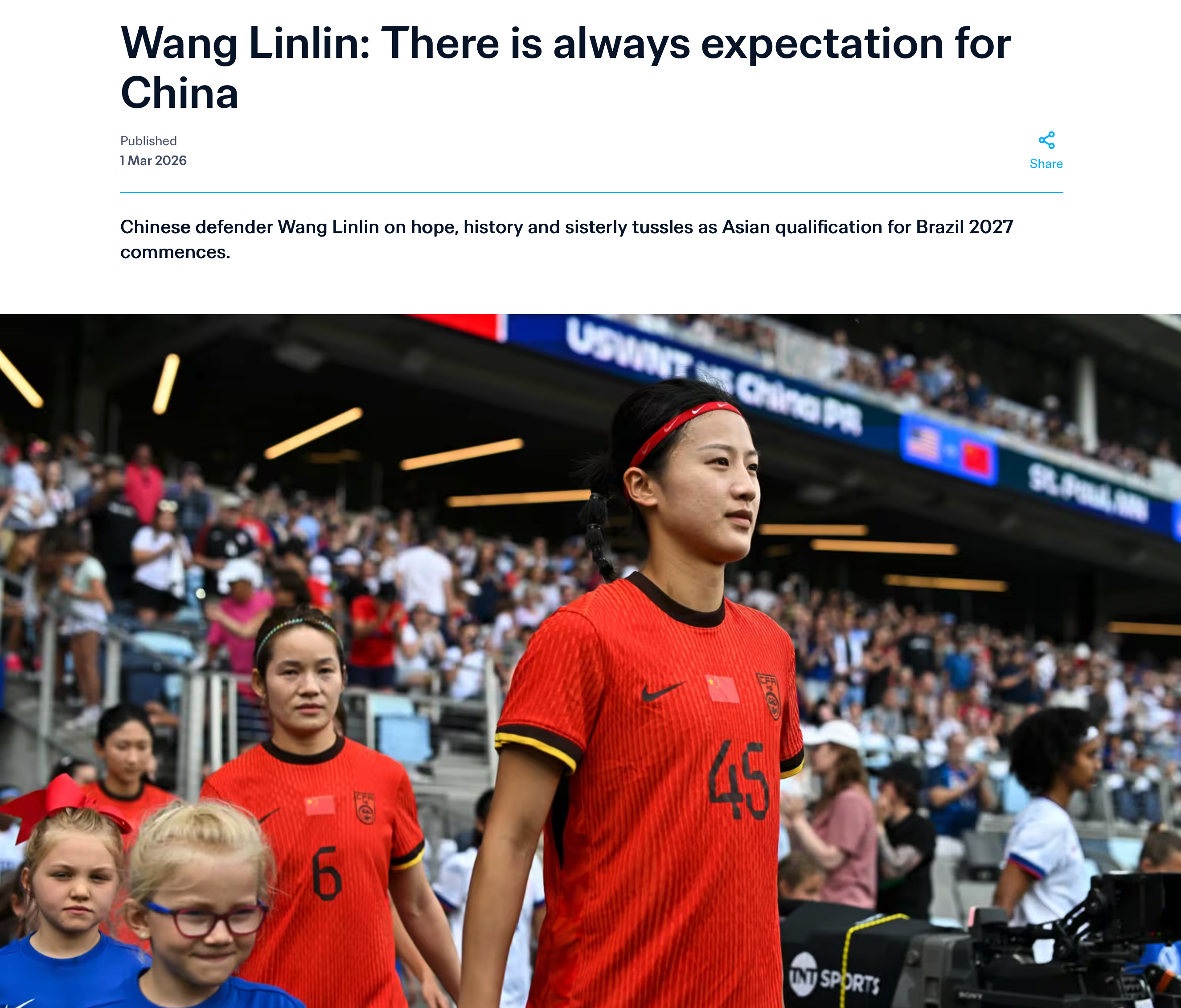 开云下载-国际足联重点关注！中国女足冲第10冠，对手放话：要和中国打对攻